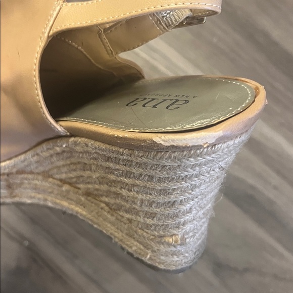 a.n.a Tan Wedge Sandals - Picture 2 of 4